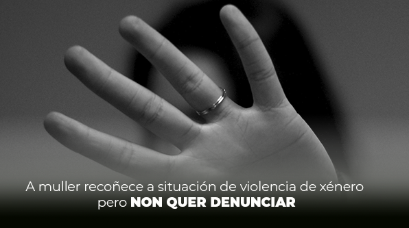 Visor A muller recoñece a situación de violencia de xénero pero non